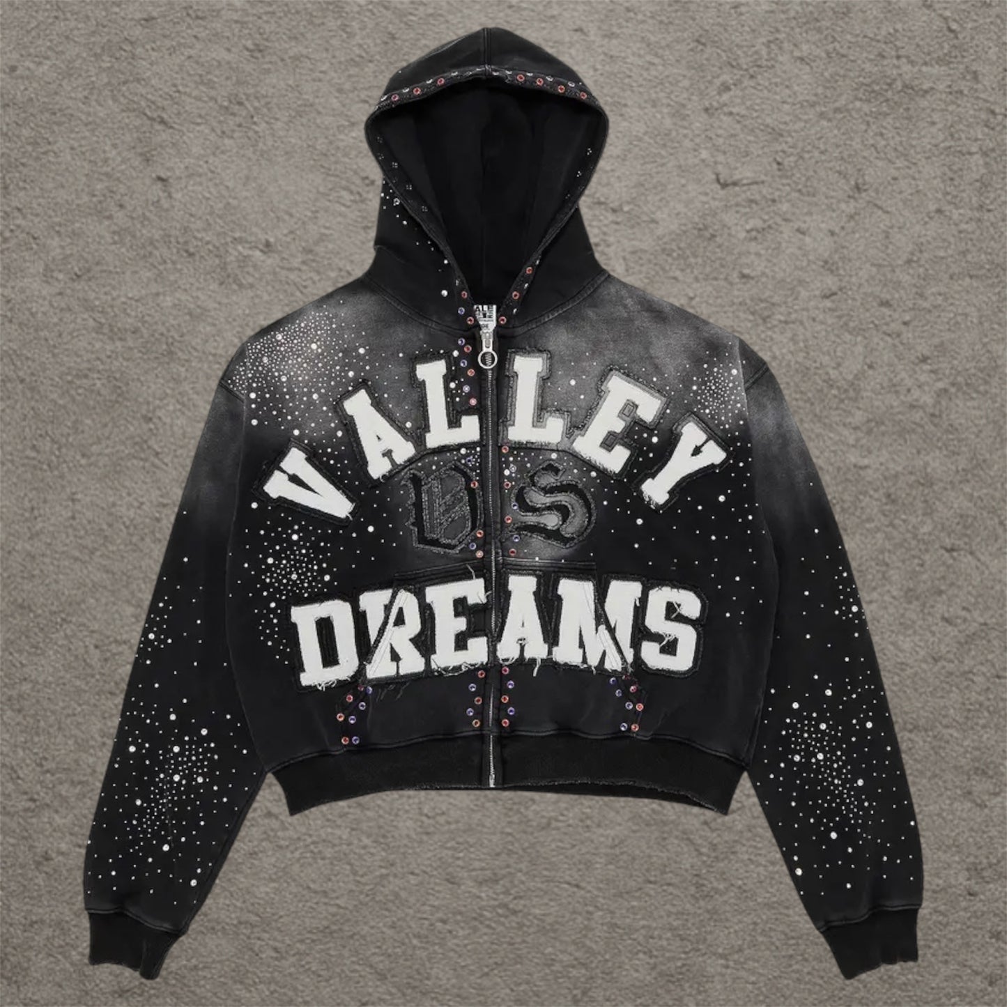 Vale Forever Classico Zip Up Sweatshirt Black