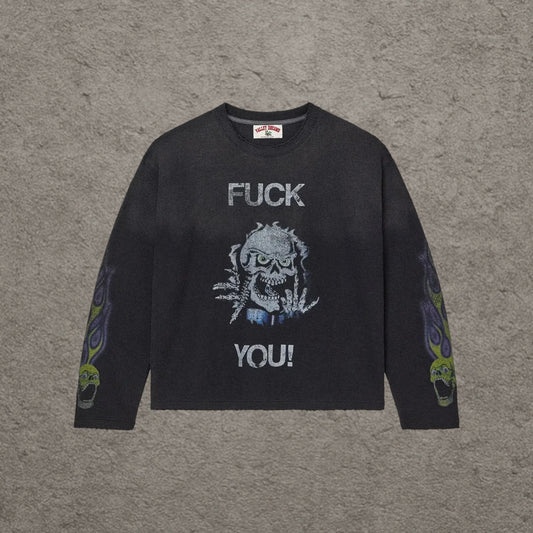 Vale Forever Fuck You Thermal LS, Black