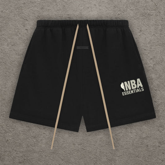 Fear Of God Essentials x NBA Black Sweatshort
