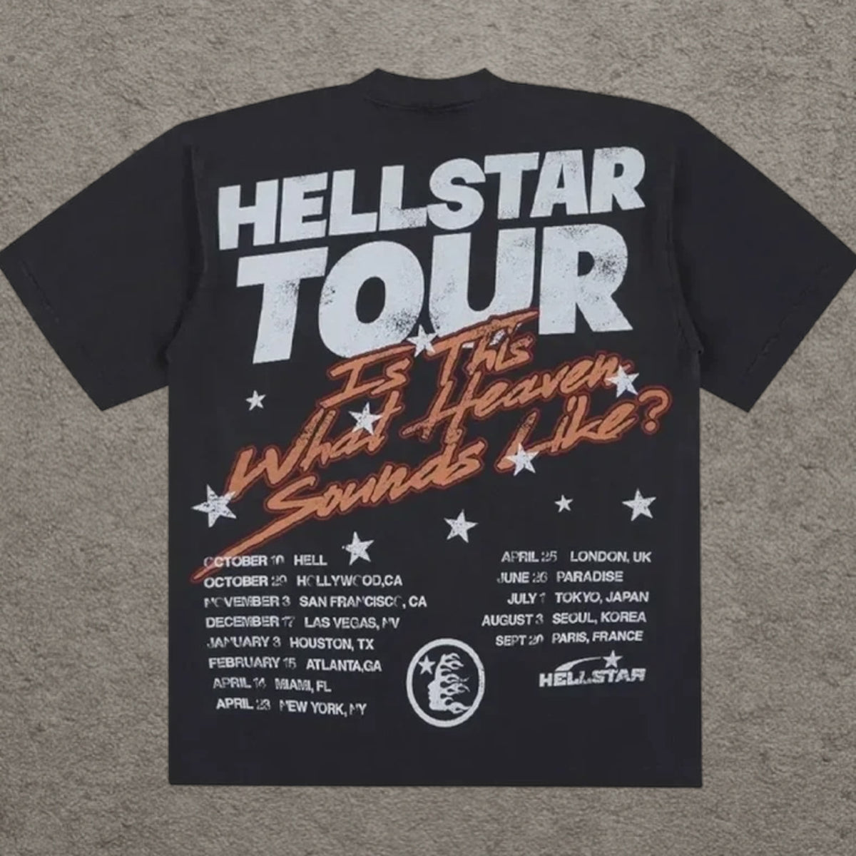 Hellstar Biker Tour T-Shirt Grey