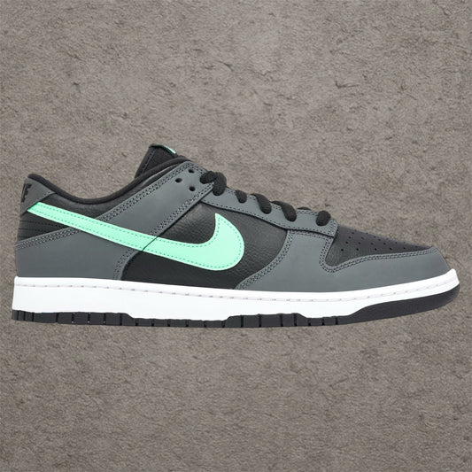 Nike Dunk Low Retro Iron Grey/Green Glow Black