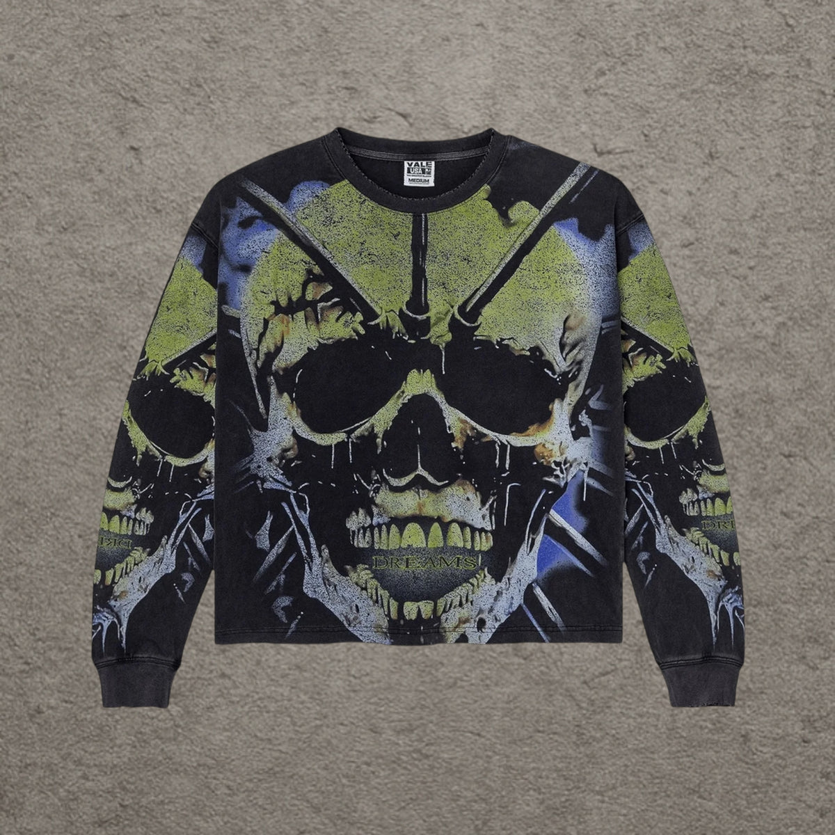 Vale Forever Gravedigger L/S, Black/Green