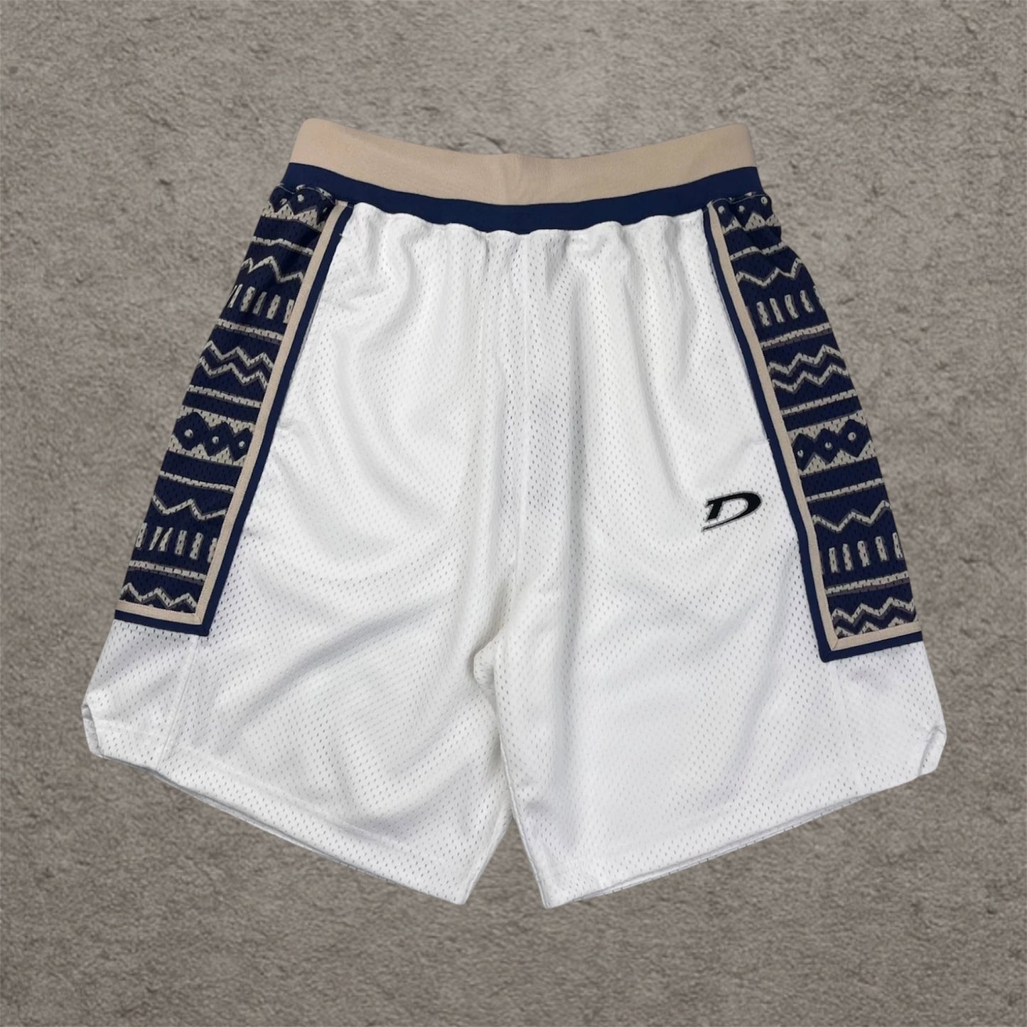 Denim Tears 5Q Game Shorts White