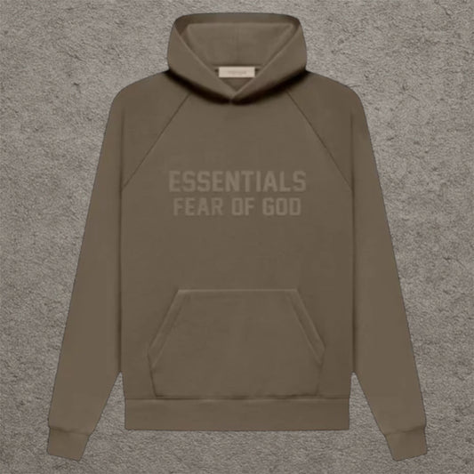 Fear Of God Essentials Pullover Hoodie Wood (FW22)