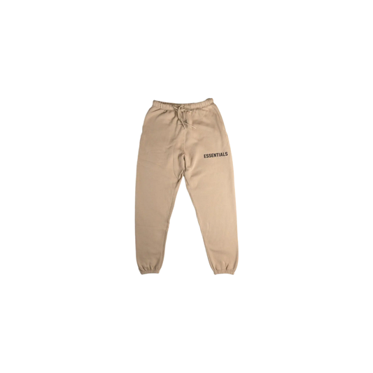 Fear Of God Essentials Sweatpants Dusty Beige, Black Print (SS23)