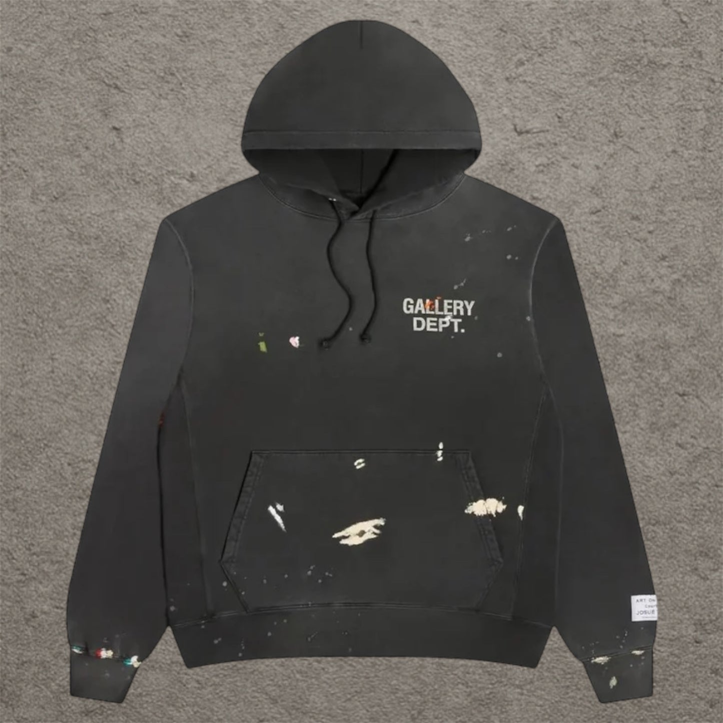 Gallery Dept Paint Logo Hoodie Black