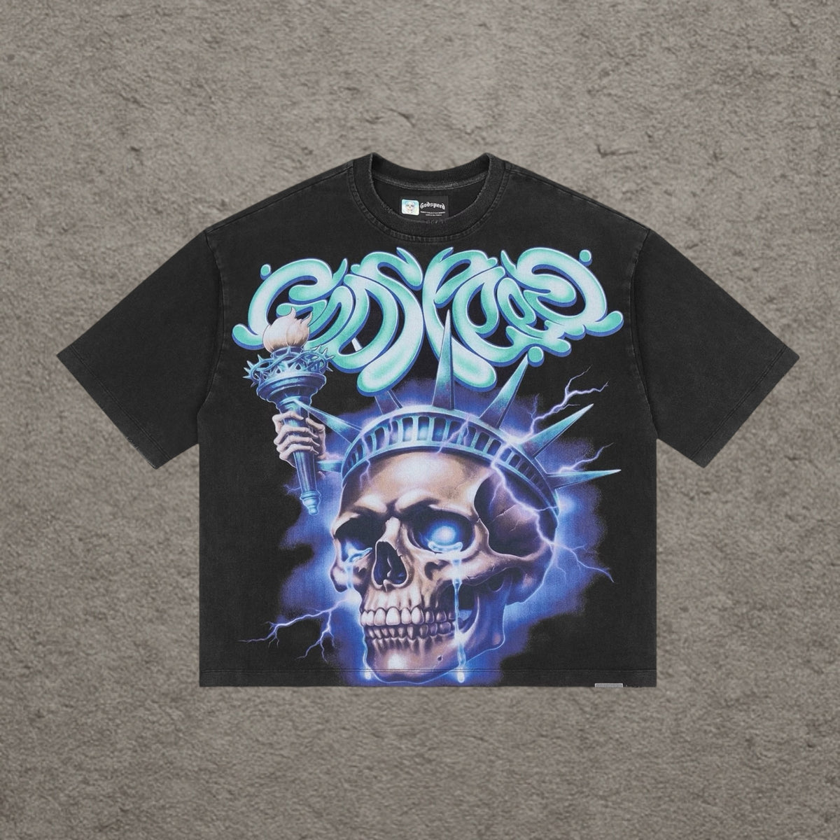 Godspeed Liberty Tears Tee, Black