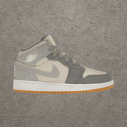 Jordan 1 Mid SE Coconut Milk Particle Grey (GS)