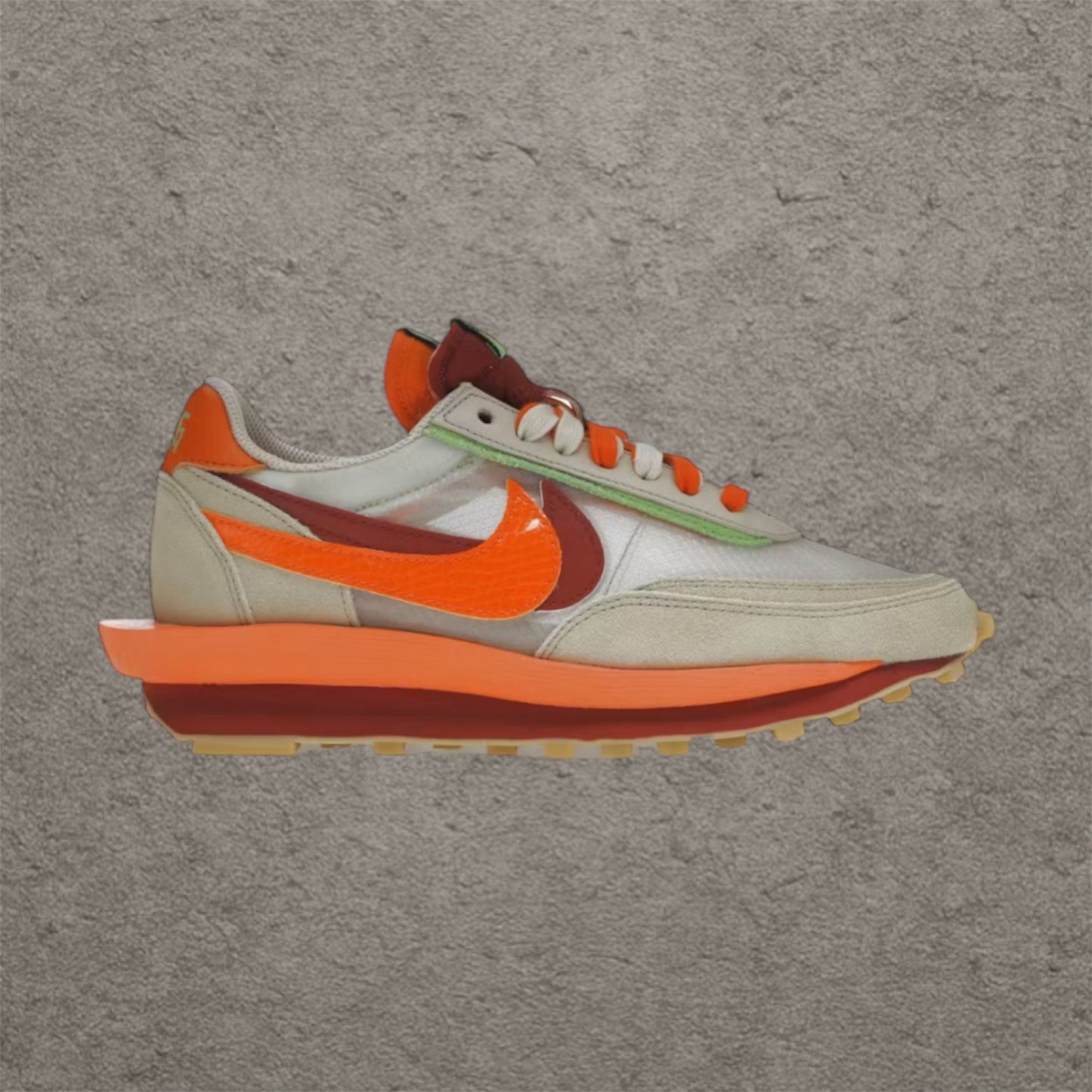 Nike LD Waffle Sacai Clot Orange Blaze