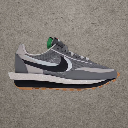 CLOT x Sacai x Nike LDWaffle Cool Grey